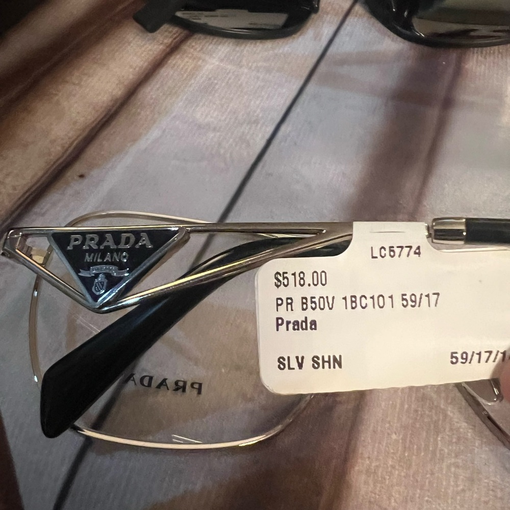 Prada Sunglasses Frame in Dark Brown and Black